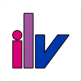 ilv Bisexual Pride Posters and Art